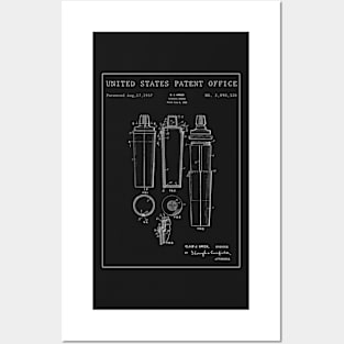 Patent cocktail shaker Posters and Art